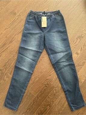 Calzedonia women blue Jean size medium，stretchable pants